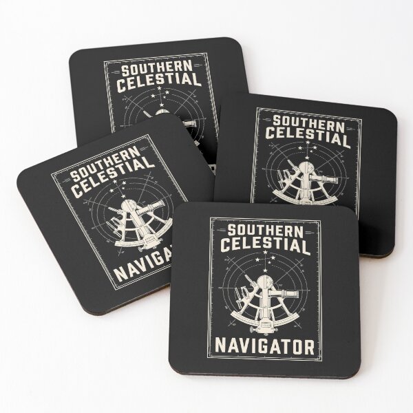 Item preview, Southern Celestial Navigator Sextant Blueprint Nautical Chart designed and sold by SplashTastic.