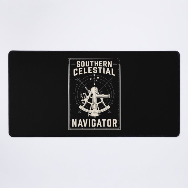 Item preview, Southern Celestial Navigator Sextant Blueprint Nautical Chart designed and sold by SplashTastic.