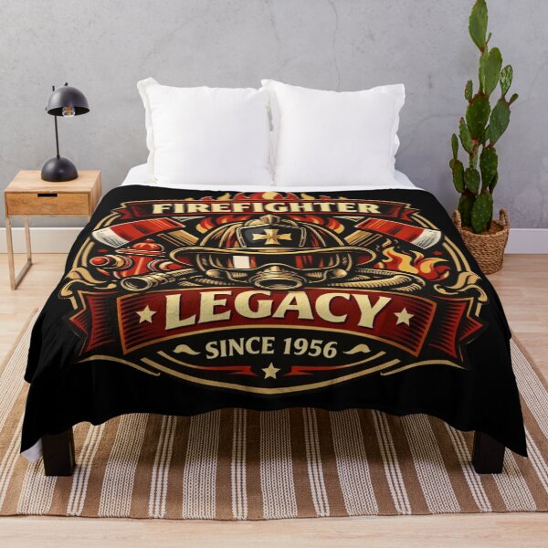 Item preview, Firefighter Legacy Vintage Emblem – Classic Heritage Badge Sticker designed and sold by Timeless Junction.