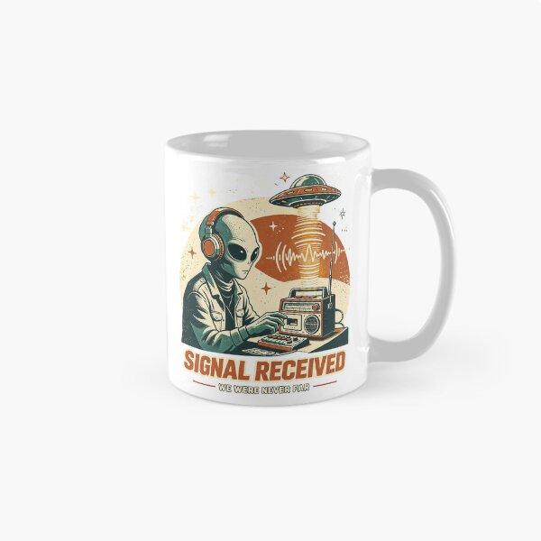 Item preview, Signal Received Alien UFO Space Radio designed and sold by NatalieJeans.