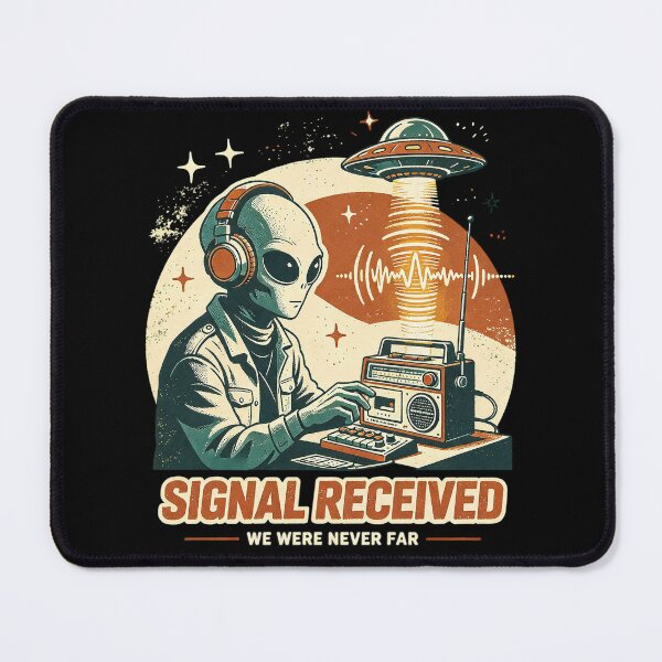 Item preview, Signal Received Alien UFO Space Radio designed and sold by NatalieJeans.