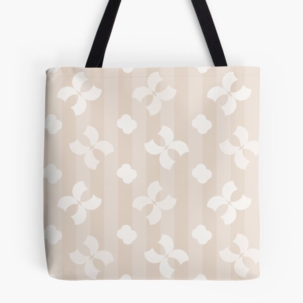 Item preview, Soft Petal Stripe Pattern in Warm Neutral Beige designed and sold by NATHA PALETTE.