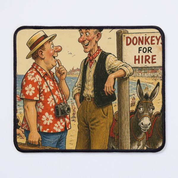 Item preview, Seaside Postcard: Donkey Hire designed and sold by halibutgoatramb.