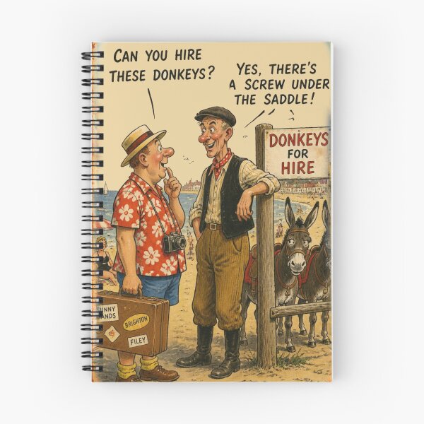 Item preview, Seaside Postcard: Donkey Hire designed and sold by halibutgoatramb.