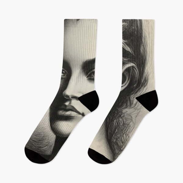 Item preview, Timeless Muse - Monochrome Classical Portrait Art designed and sold by nhk999.