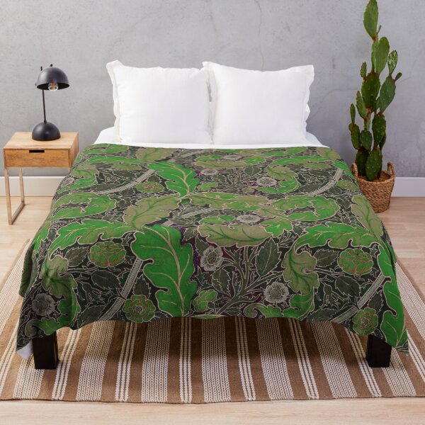 Artikelvorschau, Vintage-Biophile grüne Akanthus- und Rosenblumen von William Morris entworfen und verkauft von Anne Londez Studio.