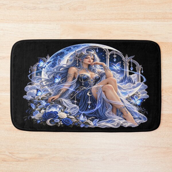 Item preview, Celestial Moon Goddess – Enchanted Lunar Fantasy designed and sold by TroviTutto.