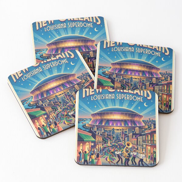 Item preview, Louisiana Superdome — Heart of New Orleans designed and sold by Bad-Decisions-Designs.