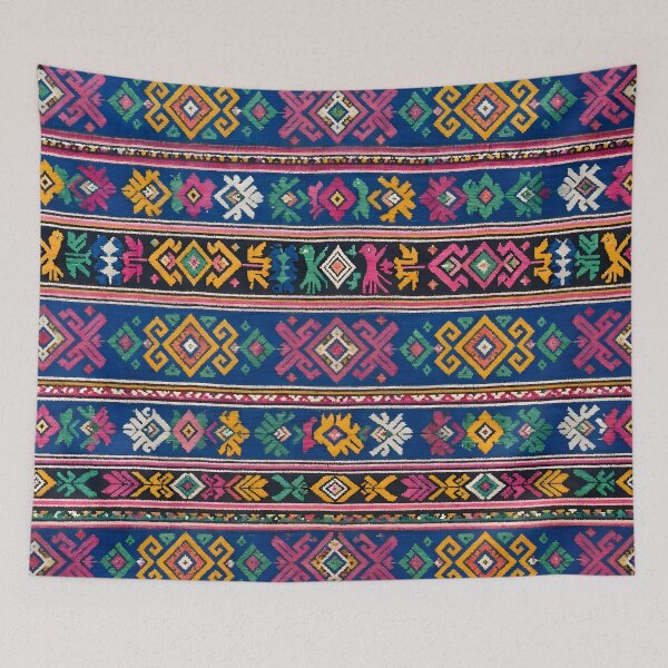 Item preview, Vibrant Guatemalan Textile Pattern Traditional Folk Art designed and sold by Sybille-Yates.