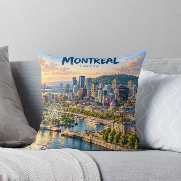 Item preview, Montreal Painterly Canadian City Impression designed and sold by MichaeIRellov.