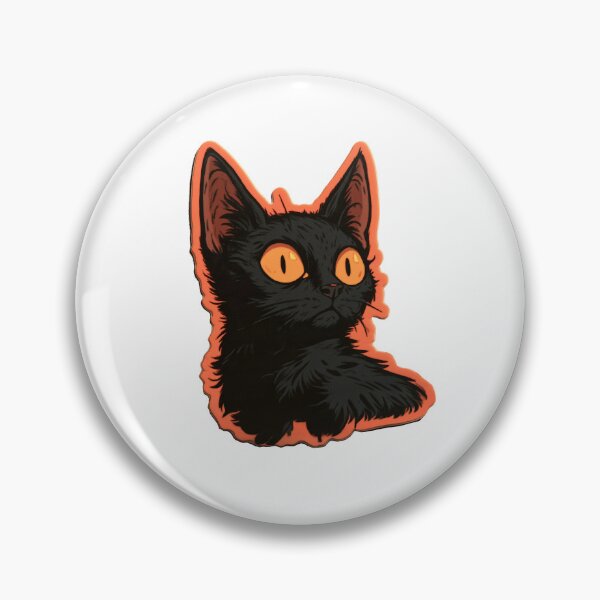 Item preview, Adorable Little Black Cat - Kawaii Goth Aesthetic Design designed and sold by Audra-studio.