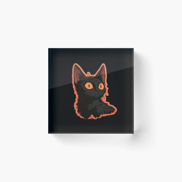Item preview, Adorable Little Black Cat - Kawaii Goth Aesthetic Design designed and sold by Audra-studio.
