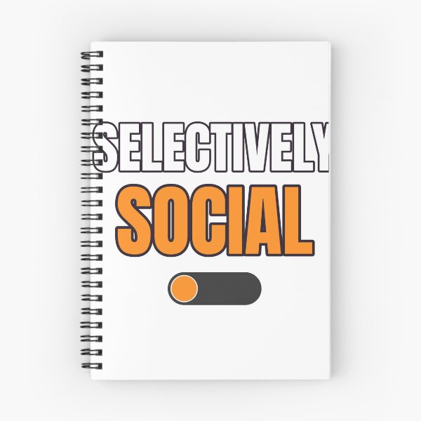 Item preview, Selectively Social Shirt — Funny Introvert Sarcastic Gift designed and sold by Redhock.