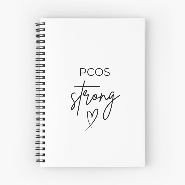 Item preview, PCOS Strong Black Font Funny Women Hormone Awareness Meme designed and sold by kristy1003.