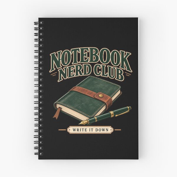 Item preview, Notebook Nerd Club – Write It Down designed and sold by MotiveMint.