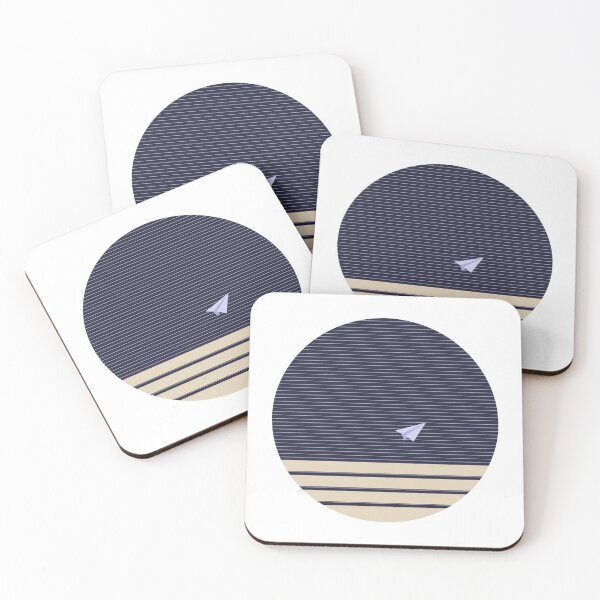 Item preview, Minimalist Paper Plane Navy Stripes designed and sold by LuxAir.