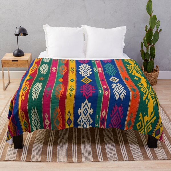 Item preview, Vibrant Guatemalan Textile Pattern Traditional Folk Art designed and sold by Sybille-Yates.