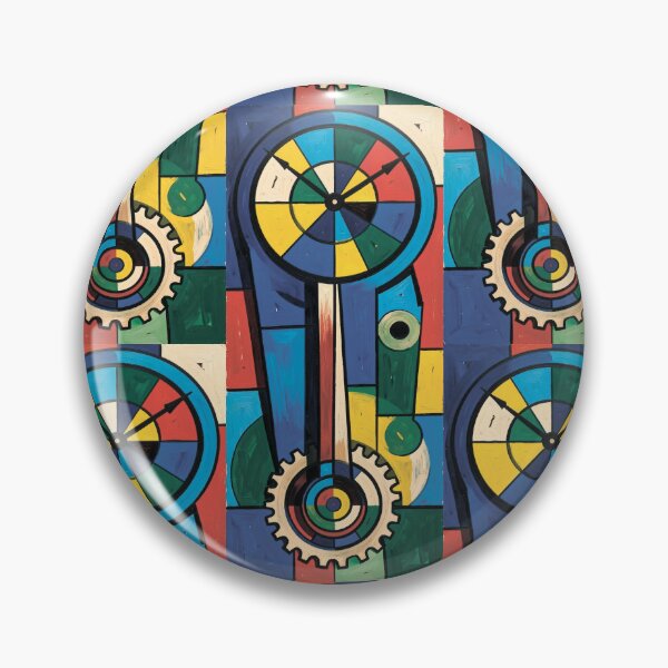 Item preview,  Geometric clock designed and sold by MagelliShop.