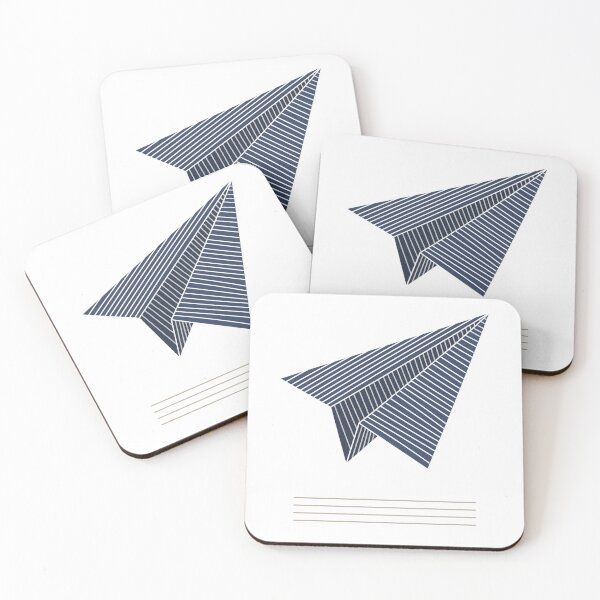 Item preview, Minimalist Paper Plane Striped Voyage designed and sold by LuxAir.
