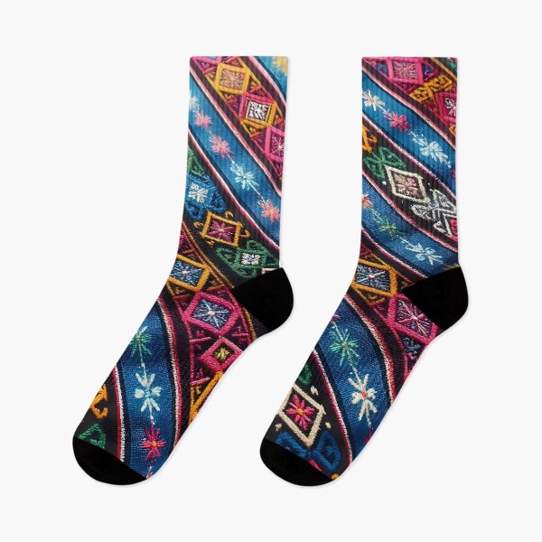 Item preview, Vibrant Guatemalan Textile Pattern Traditional Folk Art designed and sold by Sybille-Yates.