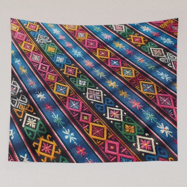 Item preview, Vibrant Guatemalan Textile Pattern Traditional Folk Art designed and sold by Sybille-Yates.