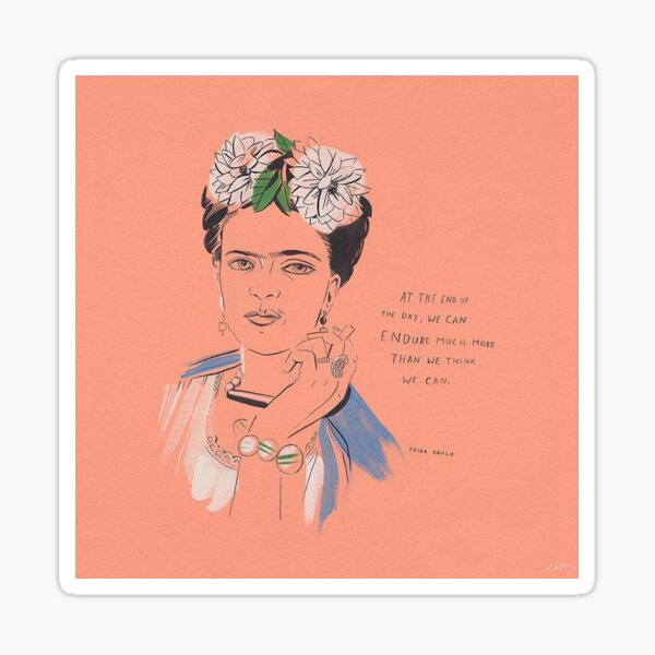 Frida Khalo Citation Sticker