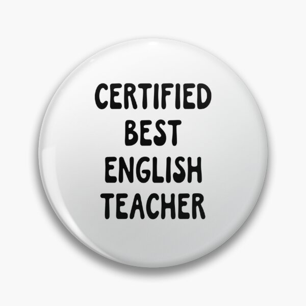 Item preview, Certified Best English Teacher designed and sold by ViralVector.