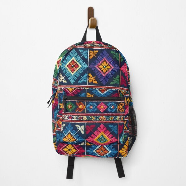 Item preview, Vibrant Guatemalan Textile Pattern Traditional Folk Art designed and sold by Sybille-Yates.