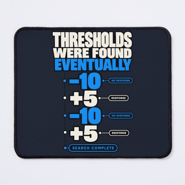 Item preview, Thresholds Were Found Eventually | Audiology Humor designed and sold by FashCode.