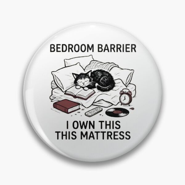 Item preview, Funny Sleeping Cat Bed Hog - Bedroom Barrier Sarcastic Pet Quote designed and sold by HappyHarmony40.