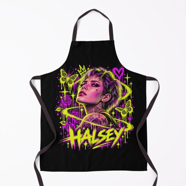 Artikelvorschau, Halsey Neon Graffiti Grün entworfen und verkauft von TripleFour444.