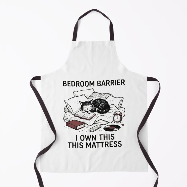 Item preview, Funny Sleeping Cat Bed Hog - Bedroom Barrier Sarcastic Pet Quote designed and sold by HappyHarmony40.