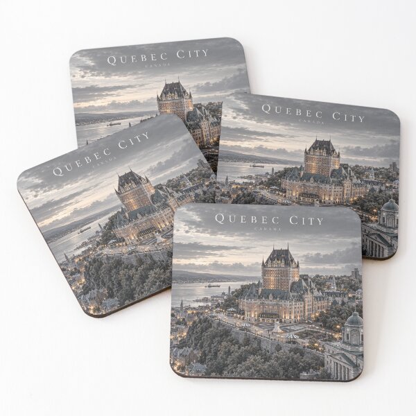 Item preview, Quebec City Cinematic Monochrome Artwork designed and sold by MichaeIRellov.