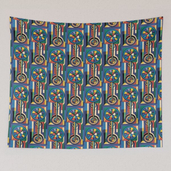 Item preview,  Geometric clock designed and sold by MagelliShop.