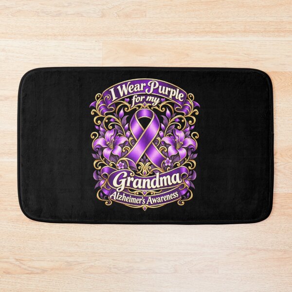Item preview, I Wear Purple For My Grandma Alzheimer's Awareness Grandparent Support designed and sold by FolkGraphics.