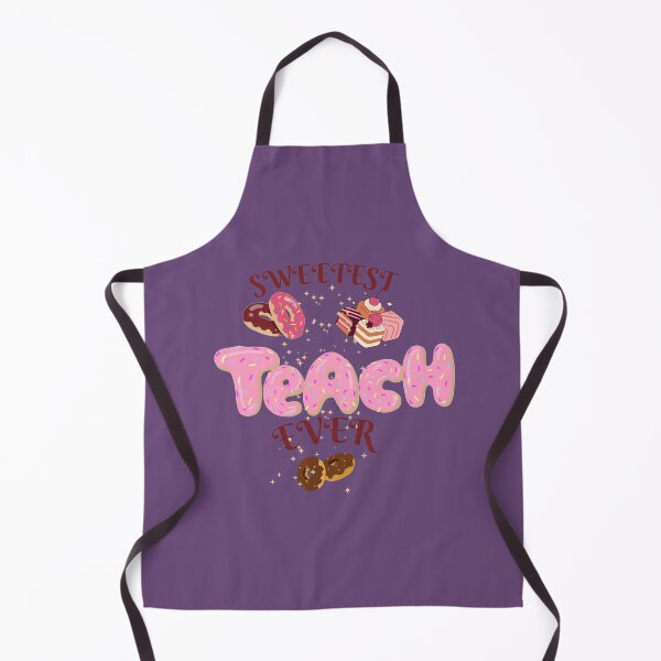 Item preview, Sweetest Teacher Ever Cute Retro Donut Pastry Design designed and sold by stileepensieri.