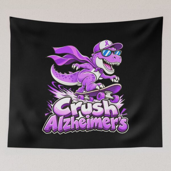 Item preview, Crush Alzheimer's Awareness Supporter Family Caregiver designed and sold by FolkGraphics.
