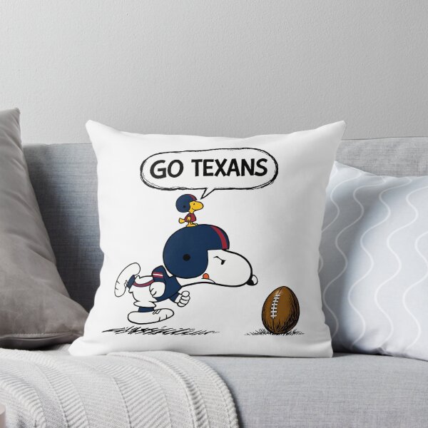 Item preview, Snoopy & Woodstock Houston Texans Football Retro F754 designed and sold by GLUVY-THEME.