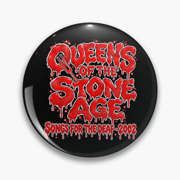 Item preview, Queens of the Stone Age Dripping Red Metal Logo designed and sold by TripleFour444.