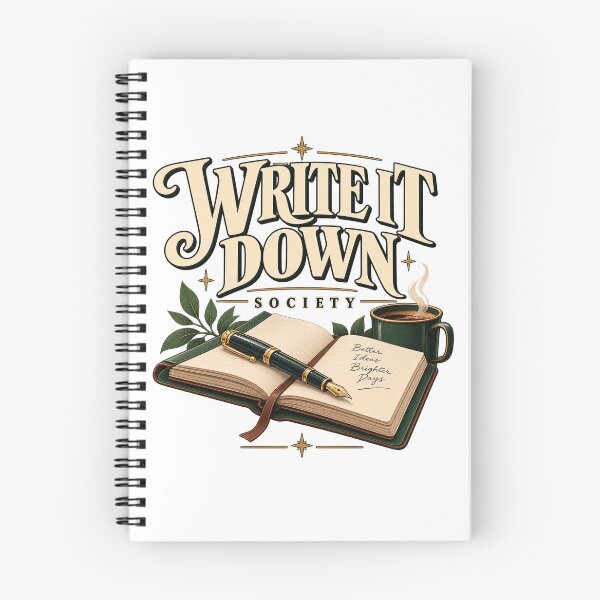 Item preview, Write It Down Society – Better Ideas Brighter Days designed and sold by MotiveMint.