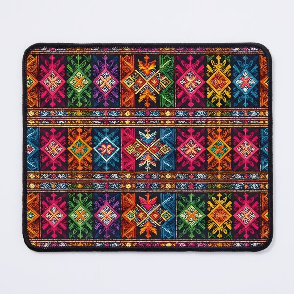 Item preview, Vibrant Guatemalan Textile Pattern Traditional Folk Art designed and sold by Sybille-Yates.