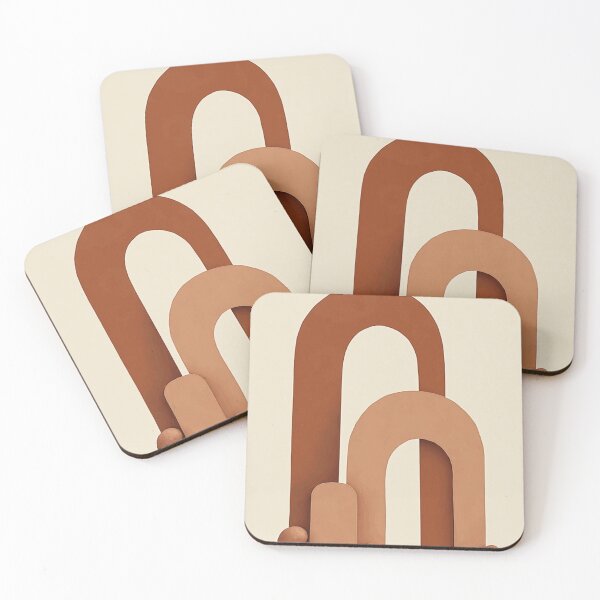Item preview, Earthy Archways - Minimalist Boho Geometric Illustration designed and sold by nhk999.