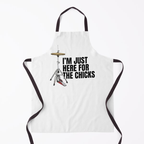 Item preview, I'm just here for the chicks - hi-hat stand with cymbals designed and sold by I-dsgn.