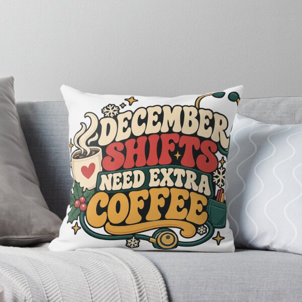 Item preview, December Shifts Need Extra Coffee - Nurse Christmas Gift designed and sold by aseel9.