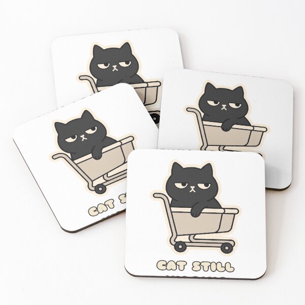 Item preview, Shopping Cat, Cart Full Still Judging designed and sold by Keizoku Studio.