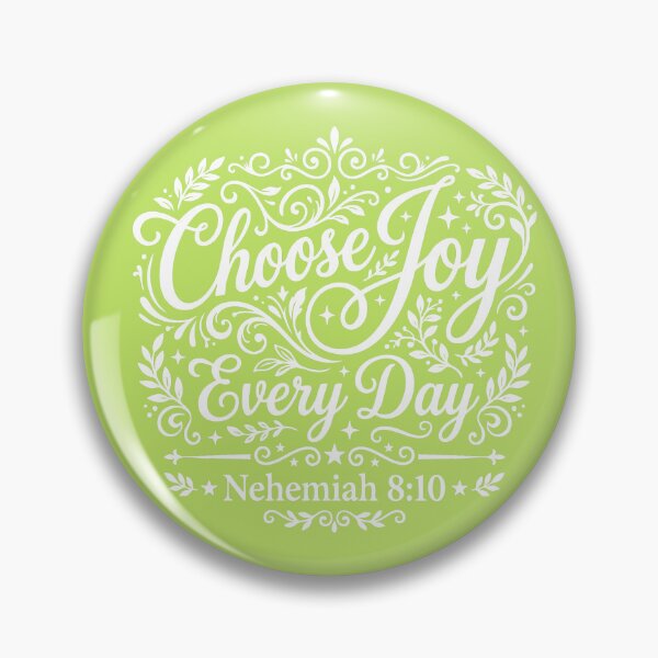 Item preview, Choose Joy Everyday Nehemiah 8:10 Bible Verse designed and sold by LilSeashell.