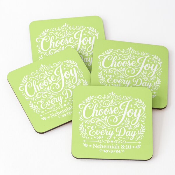 Item preview, Choose Joy Everyday Nehemiah 8:10 Bible Verse designed and sold by LilSeashell.