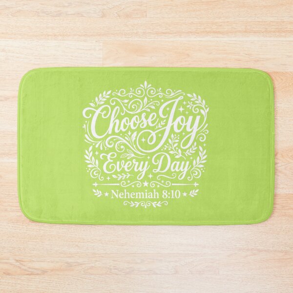 Item preview, Choose Joy Everyday Nehemiah 8:10 Bible Verse designed and sold by LilSeashell.
