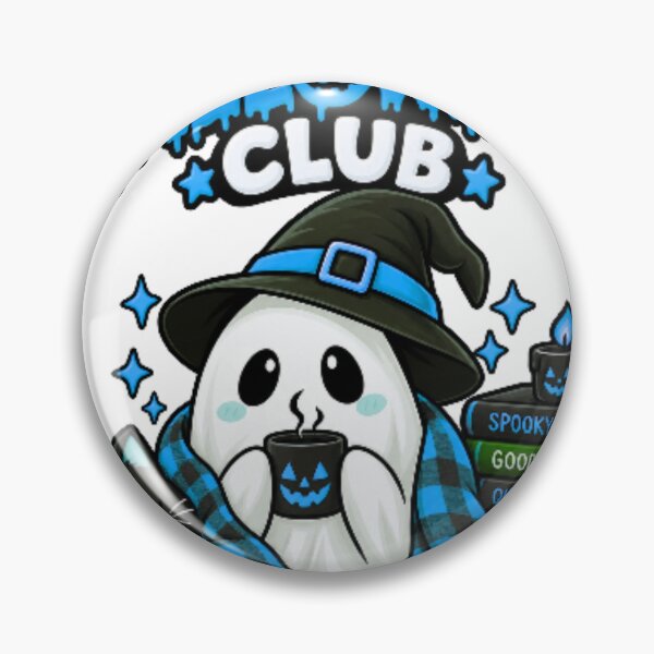 Item preview, Introvert Halloween Club – Cozy Ghost, Witch Hat & Black Cat Halloween designed and sold by Shahrukh Ali.