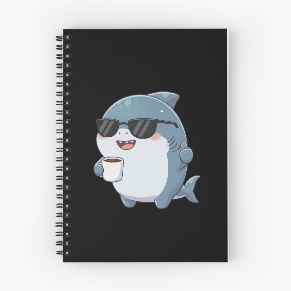Item preview, Cool Coffee Shark designed and sold by Nature's Chibis.